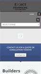 Mobile Screenshot of exactframing.com